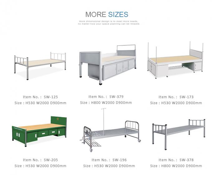 Cama de acero modificada para requisitos particulares nuevo marco metálico 2018 del parador de la fábrica barato durable sola en hotselling