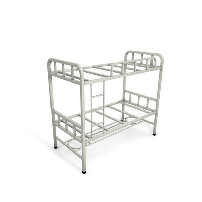 Literas del dormitorio 46kg Gray Color Adult Size Steel con el estante del zapato