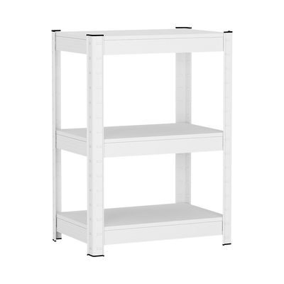 3 estantes del almacenamiento del metal blanco de las gradas para el lugar estrecho del cuarto de baño casero