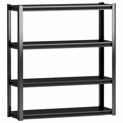 Almacenamiento ajustable del garaje del metal 4 estantes de poca potencia del estante de acero del estante de las gradas