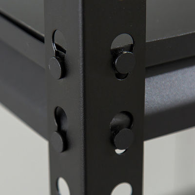 Estante del garaje del metal del remache de Boltless con las gradas de madera ajustables