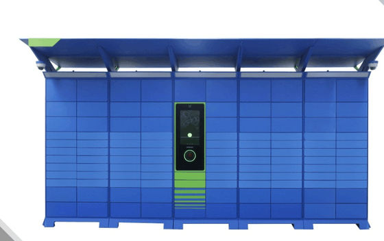 Armario elegante electrónico de la entrega del lavadero del armario de almacenamiento del paquete con la exhibición