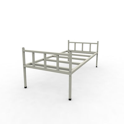 Fácil monte el golpe abajo Gray Color Steel Bed de una sola capa impermeable