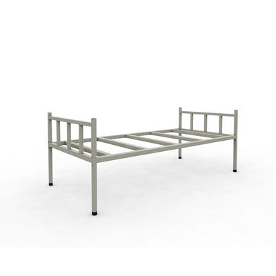Fácil monte el golpe abajo Gray Color Steel Bed de una sola capa impermeable