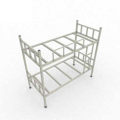Literas grises del metal del color del resbalón anti de la capa doble del dormitorio con la escalera