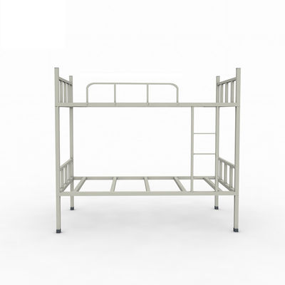 Literas grises del metal del color del resbalón anti de la capa doble del dormitorio con la escalera