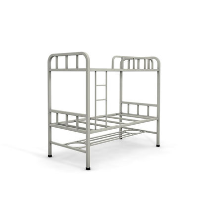 Literas del dormitorio 46kg Gray Color Adult Size Steel con el estante del zapato
