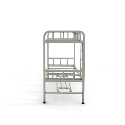 Literas del dormitorio 46kg Gray Color Adult Size Steel con el estante del zapato