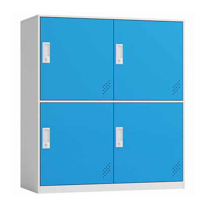 Cuatro puertas azules rosadas H1000 * W900 * medio armario de la altura de D400mm para la escuela primaria