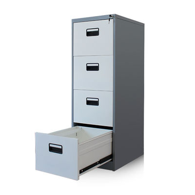 4 gabinetes oscuros de Grey Frame Lockable Vertical Filing del cajón