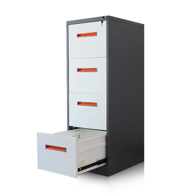 4 gabinetes oscuros de Grey Frame Lockable Vertical Filing del cajón