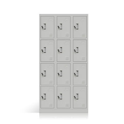 Armario de almacenamiento multi de acero de acero inoxidable de la puerta de la manija 0.6m m de la escuela