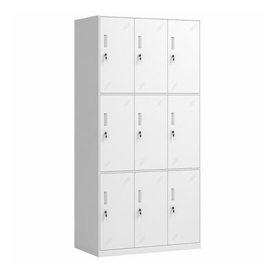 9 puertas estrechan el armario de almacenamiento multi de la puerta del borde para el gimnasio de la escuela