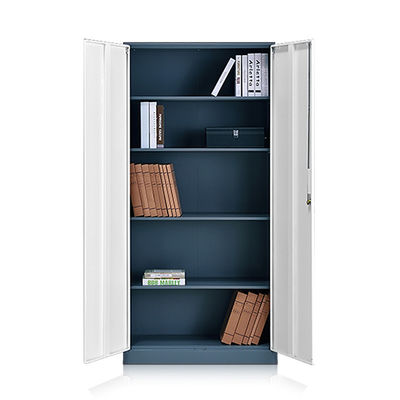 Gabinete de almacenamiento lleno del metal de los muebles de oficinas de la altura del color doble para el personal