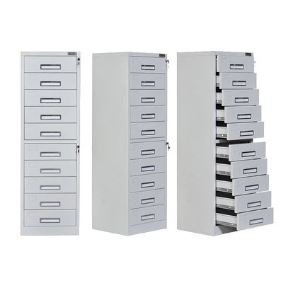 24 cajones pegan los gabinetes de almacenamiento con epóxido de fichero del metal del final del polvo para la oficina