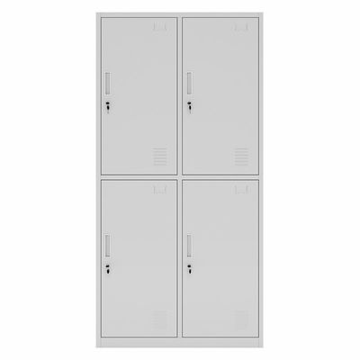 El metal del dormitorio de 2 puertas de la grada 4 viste el armario de almacenamiento para el vestuario