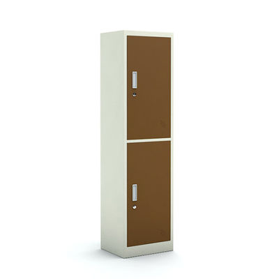 Armario de almacenamiento del dormitorio del metal del guardarropa de la ropa del acero de las puertas de la vertical 2