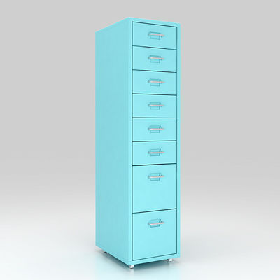 Gabinete de fichero móvil del metal de los cajones del almacenamiento de la sala de estar de los cajones del multicolor 8