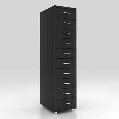 gabinete de almacenamiento móvil casero de los cajones del metal 10 con las ruedas del echador