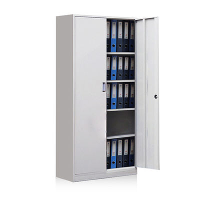 Los 4 estantes ajustables verticales laminaron el gabinete de fichero de acero