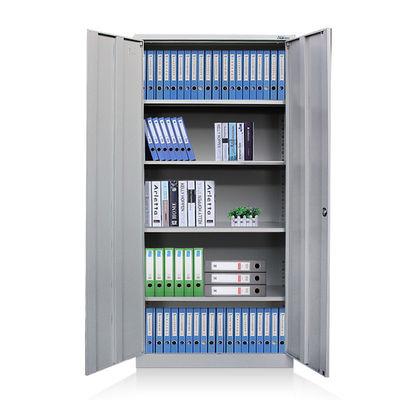 Los 4 estantes ajustables verticales laminaron el gabinete de fichero de acero
