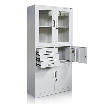 Gabinete de almacenamiento durable del metal de la estructura de KD con la caja segura