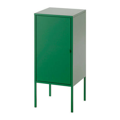 Armario de acero de la sola puerta del metal 0.6m m con el pie del soporte