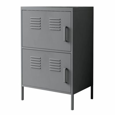 Gabinete de acero vertical del armario de la altura de las altas del soporte puertas de la pierna dos medio para el hogar