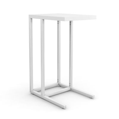Mesa de centro negra del marco metálico de la altura de Sofa Side Sturdy 650m m
