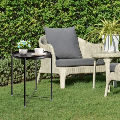 El pequeño café 21.5x19x1.9 avanza lentamente la bandeja de Sofa Side End Table With