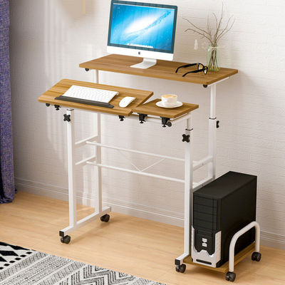 Tabla movible ajustable del ordenador de la altura del Office Home con las ruedas y el anfitrión