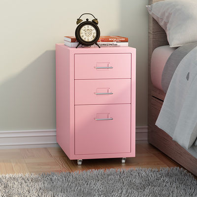 Gabinete de almacenamiento del maquillaje de los cajones del mueble 3 del negro de la estructura de KD