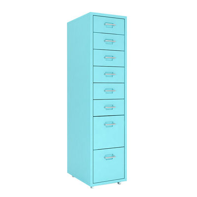 Gabinete blanco del fichero &quot; plano &quot; del cajón de la organización 8 del metal del almacenamiento