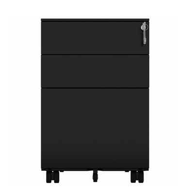 Montado completamente incluyendo el gabinete de fichero vertical delgado de los echadores
