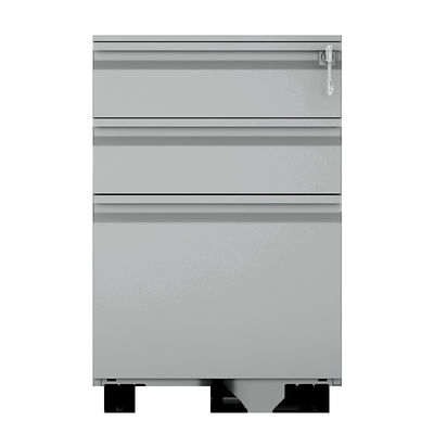 Gabinete de fichero móvil del metal de 3 cajones con la cerradura
