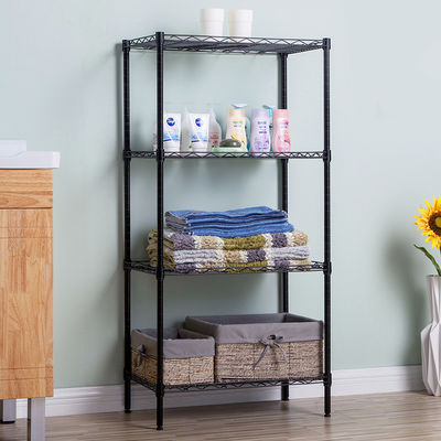 Organizador resistente ajustable Steel Shelf Rack de las gradas de los fundamentos 4