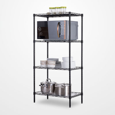 Organizador resistente ajustable Steel Shelf Rack de las gradas de los fundamentos 4