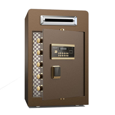 Ranura del descenso de Brown debajo de las cajas fuertes electrónicas del depósito de la moneda de Digitaces de la caja segura contraria de la seguridad
