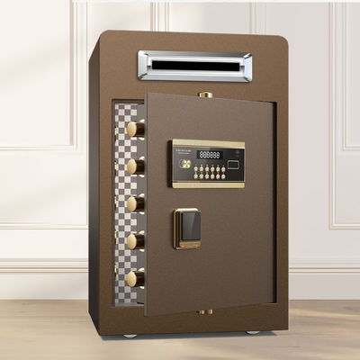 Ranura del descenso de Brown debajo de las cajas fuertes electrónicas del depósito de la moneda de Digitaces de la caja segura contraria de la seguridad