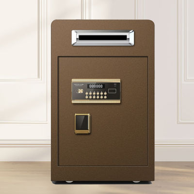 Ranura del descenso de Brown debajo de las cajas fuertes electrónicas del depósito de la moneda de Digitaces de la caja segura contraria de la seguridad