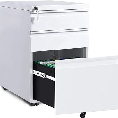 Gabinete de fichero móvil del metal del cajón de Stand 3 de la impresora para la organización de Ministerio del Interior