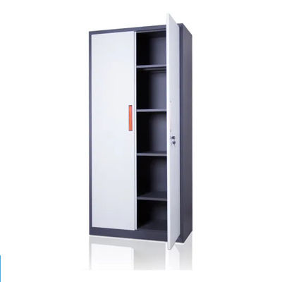 Gabinete de almacenamiento del metal de 2 de oscilación estantes ajustables de las puertas 4 para la oficina