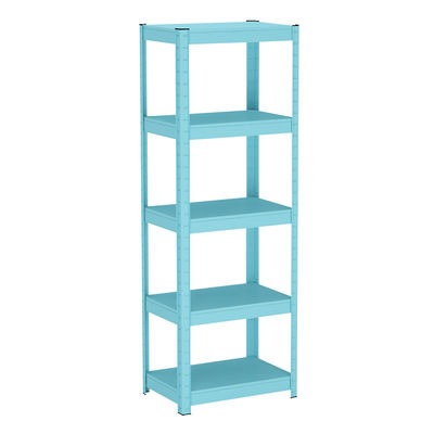 organizador de acero Metal Storage Shelves del negro 5-Shelf para el hogar