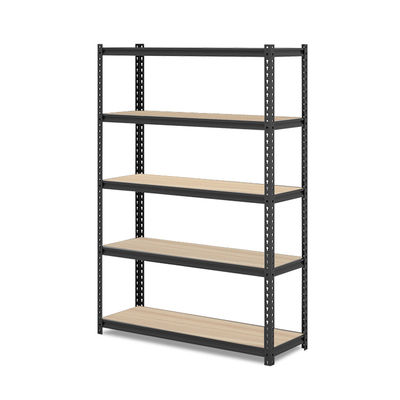 Estante de acero del músculo del almacenamiento del estante del hogar 5 de Warehouse con la capa de madera