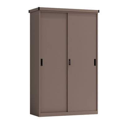 Armario de acero multi del gabinete de almacenamiento del balcón de la puerta deslizante de los colores para el uso en el hogar