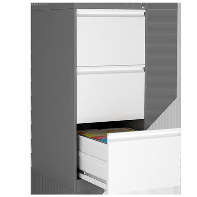 Metal lateral del gabinete de fichero de almacenamiento del cajón grande del espacio 3 gris claro