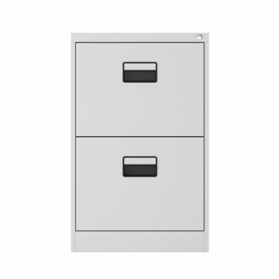Gabinete de almacenamiento bloqueable de fichero de la oficina de 2 cajones con la manija simple
