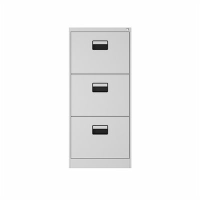 Cabinete de archivo del metal de las gradas del almacenamiento 3 de la oficina con gris grande del cajón de la cerradura