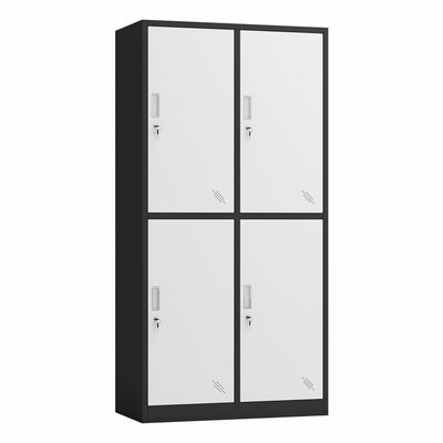 Gabinete bloqueable del metal del armario de almacenamiento de la puerta de la oficina 4 con llaves