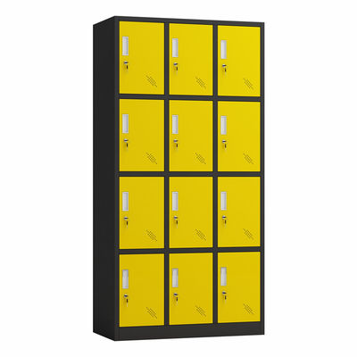 Almacenamiento casero del color 12 de las puertas de la oficina del metal del armario doble del gabinete